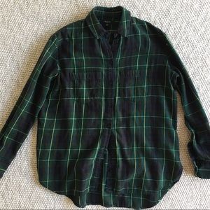 Madewell !LIKE SMALL! Plaid Button Down BF Fit XS